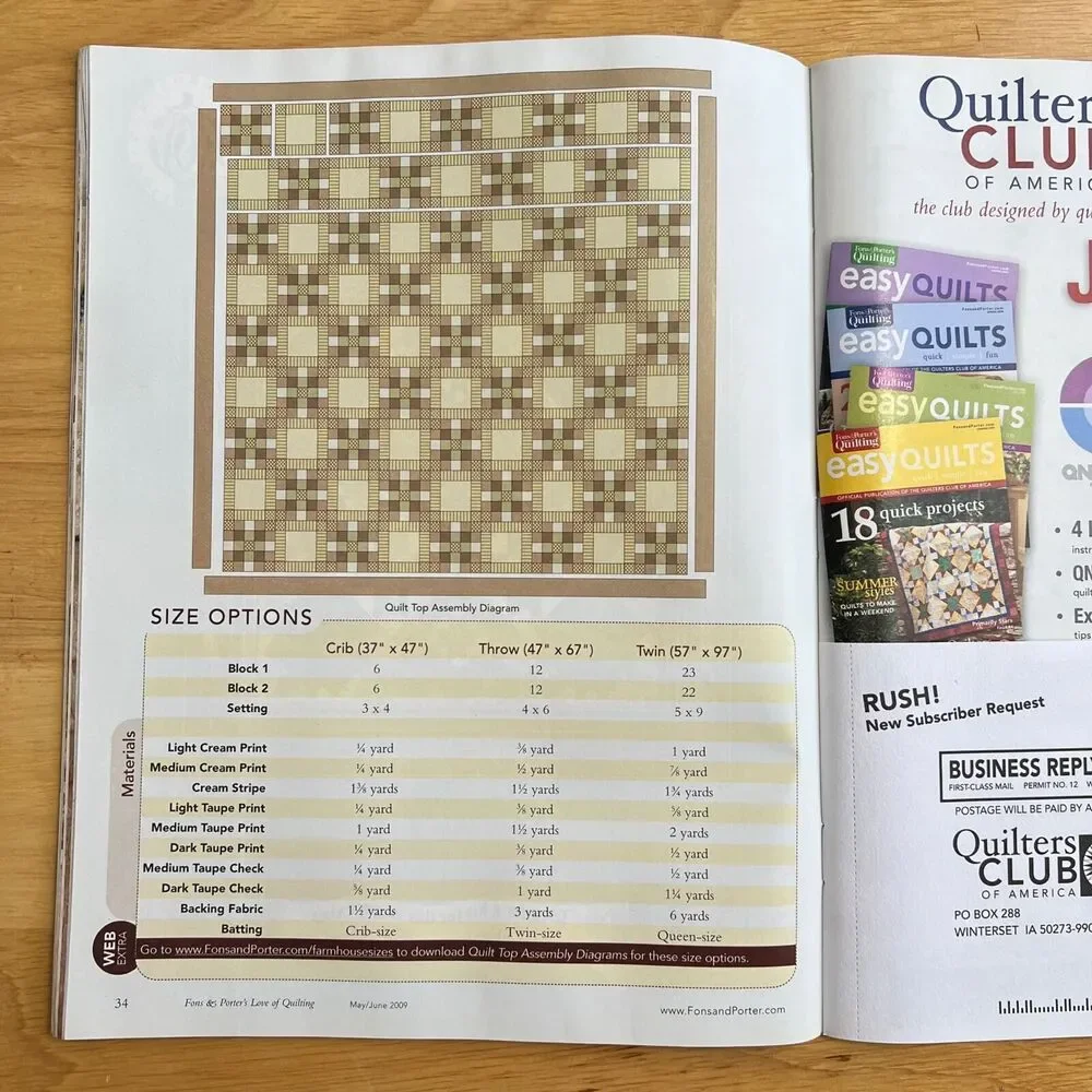 Magazine Lot Fons and Porters Love of Quilting Includes Special Edition
